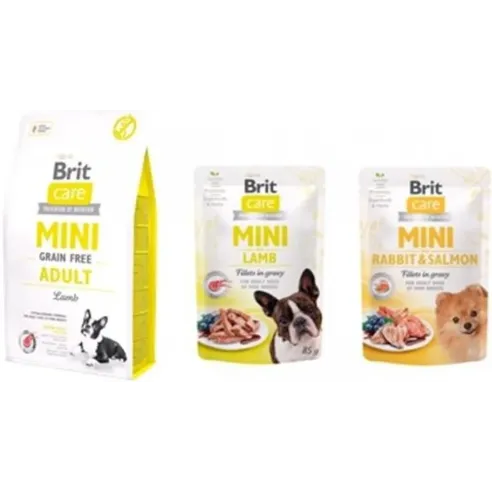 Brit Care Mini GF Adult jehněčí 2 kg
