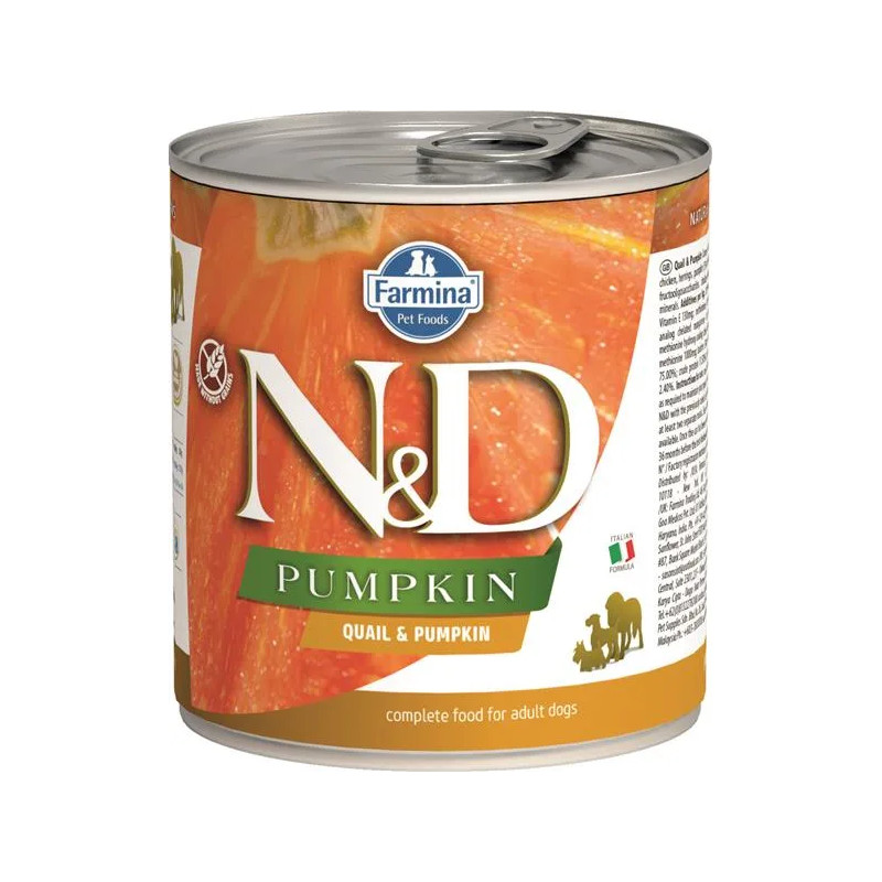 Farmina N&D dog PUMPKIN & quail konzerva 285 g