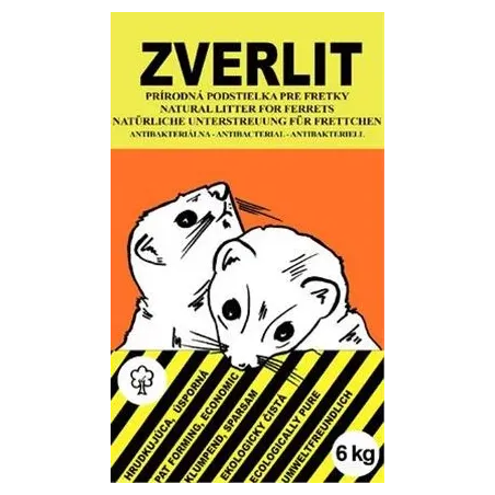 Zverlit hnědý pro fretky 6 kg