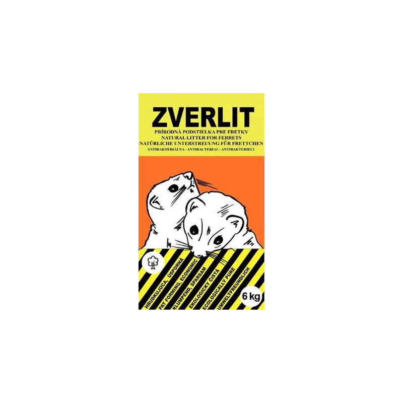 Zverlit hnědý pro fretky 6 kg