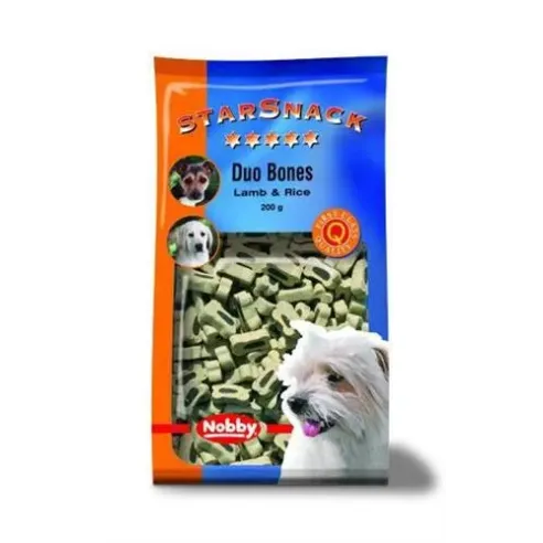 Pamlsek Nobby StarSnack Duo Bones Large Lamb 200 g