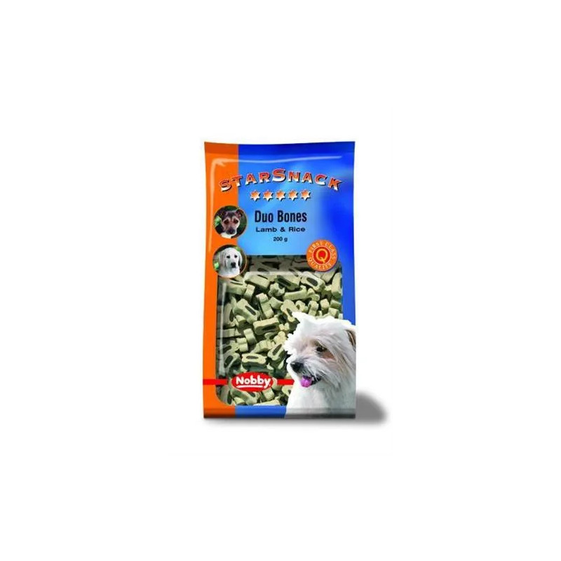 Pamlsek Nobby StarSnack Duo Bones Large Lamb 200 g