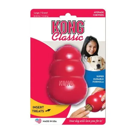 Hračka Kong Dog Classic Granát červený, guma přírodní, L 13-30 kg