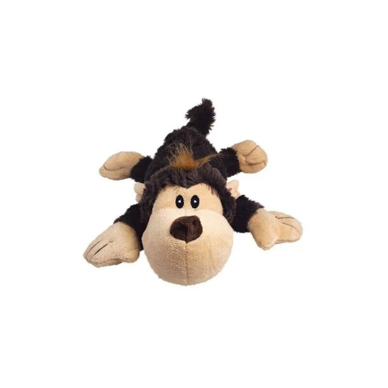 Hračka Kong Dog Cozie Naturals Ovečka-Opice-Sob s pískátkem, polyester, M