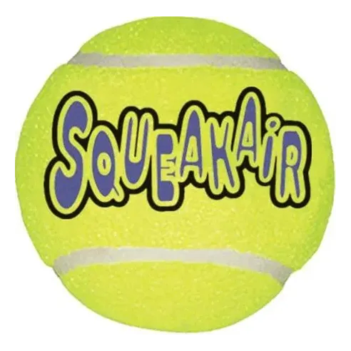 Hračka Kong Dog SqueakAir Míček s pískátkem tenis, guma vulkanizovaná, L