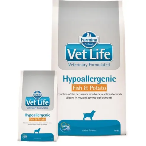 Farmina Vet Life pes hypoalergenní, ryba a brambor 2 kg