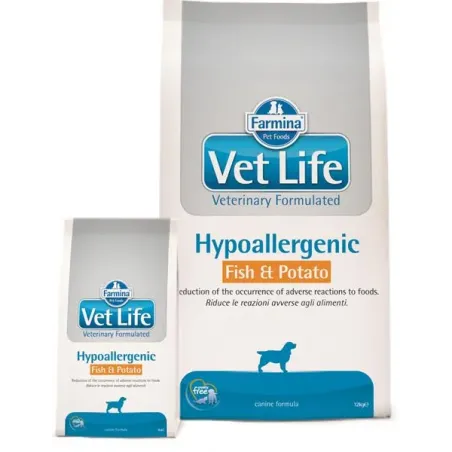 Farmina Vet Life pes hypoalergenní, ryba a brambor 2 kg