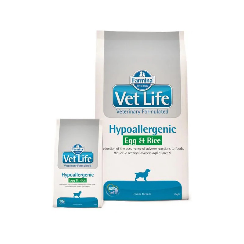Farmina Vet Life pes hypoalergenní, vejce a rýže 12 kg