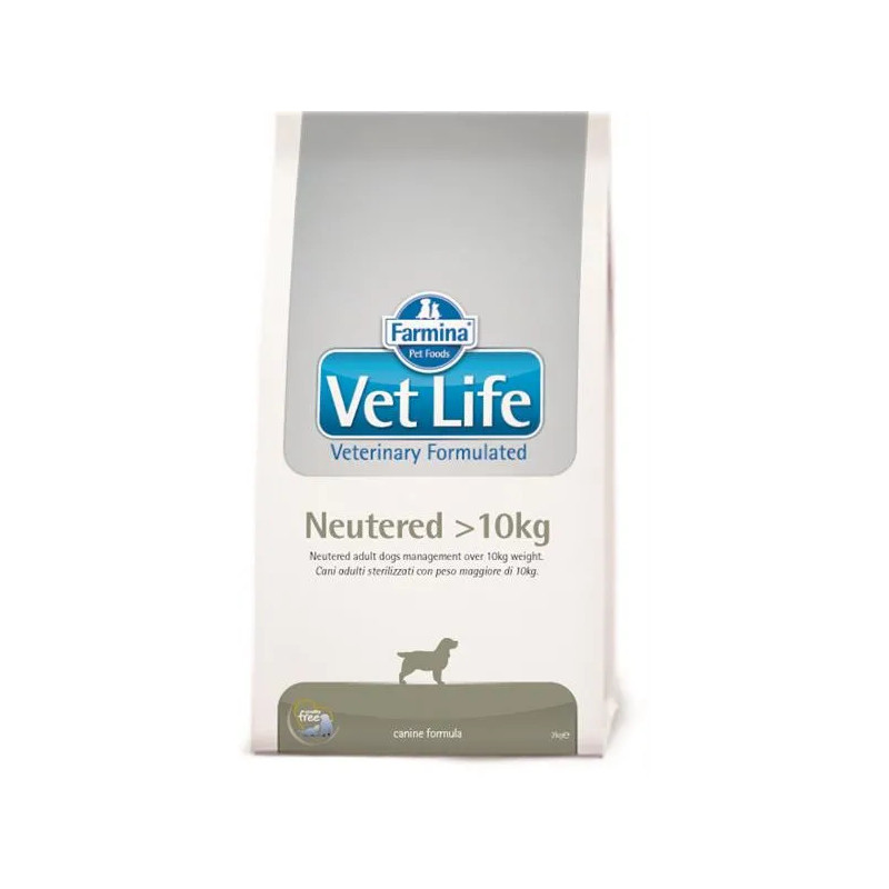 Farmina Vet Life pes kastrovaný 10 kg, 2 kg
