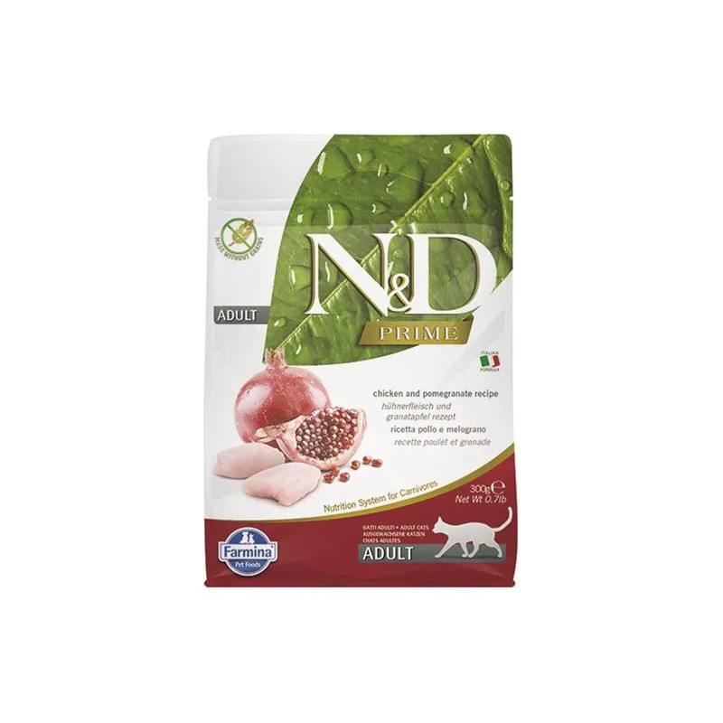 Farmina N&D cat PRIME (GF) adult, kuře a granátové jablko 0,3 kg