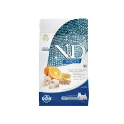 Farmina N&D dog OCEAN (AG) adult mini, codfish, spelt, oats & orange 0,8 kg