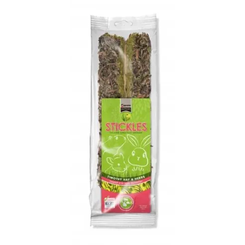 Pamlsek SUPREME hlodavci Stickle Timothy Hay & Herbs ZB 100g