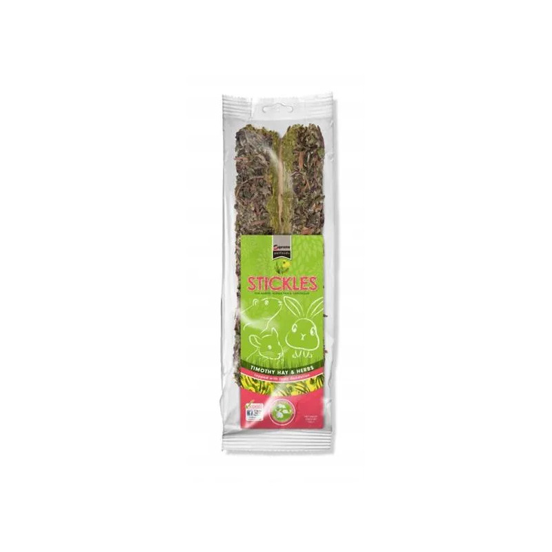 Pamlsek SUPREME hlodavci Stickle Timothy Hay & Herbs ZB 100g