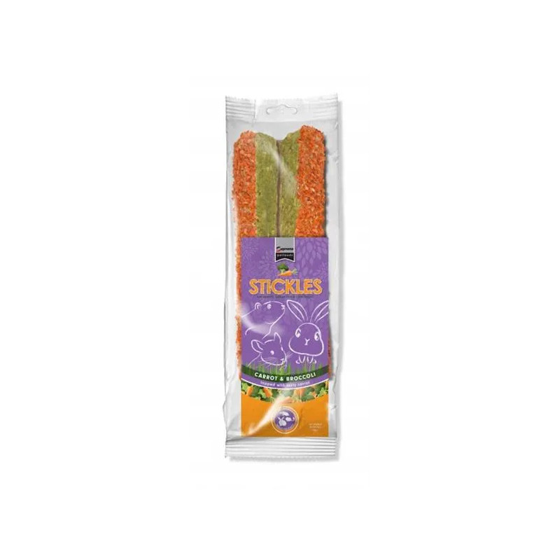 Pamlsek SUPREME hlodavci Stickle Mrkev & Brokolice ZB 100g