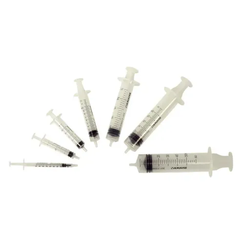 Injekční stříkačka KRUUSE 3-dílná jednorázová 1 ml 100 ks