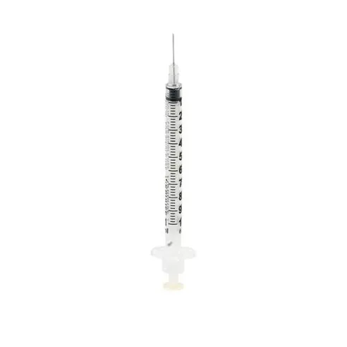 Stříkačka KRUUSE U100 inzulínová 3-dílná, 1 ml s jehlou 29 G x 1/2