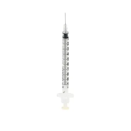 Stříkačka KRUUSE U100 inzulínová 3-dílná, 1 ml s jehlou 29 G x 1/2