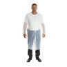 Plášť igelitový KRUTEX jednorázový, délka 120 cm, bílý