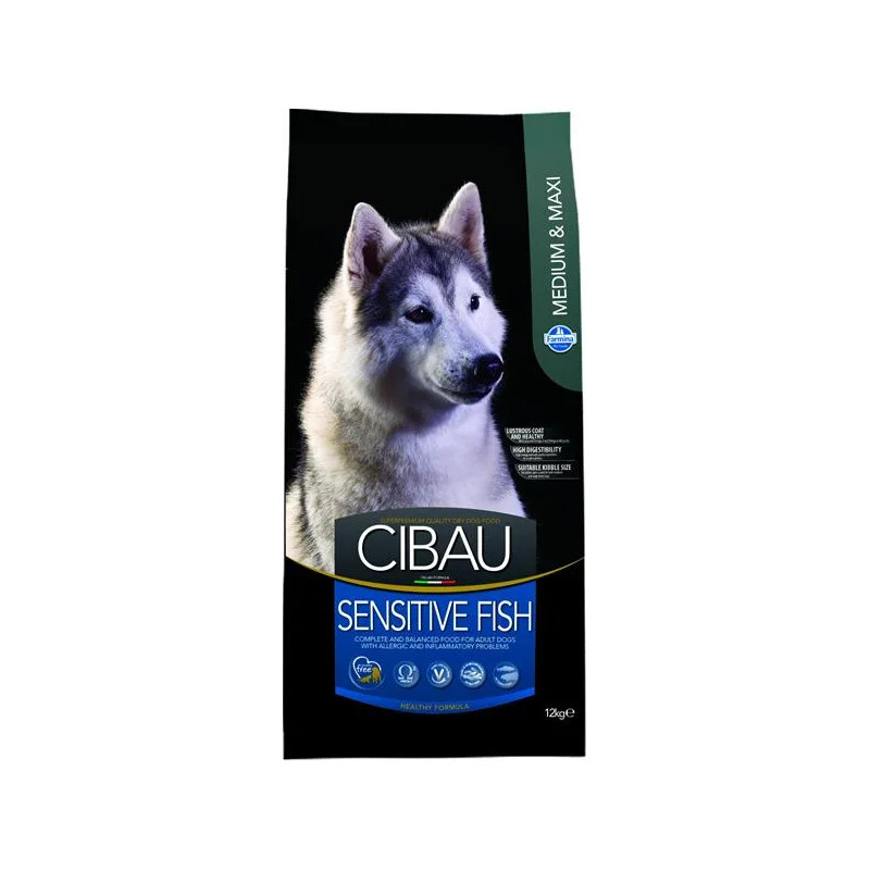 Cibau Dog Adult Sensitive fish Medium & maxi 12 kg