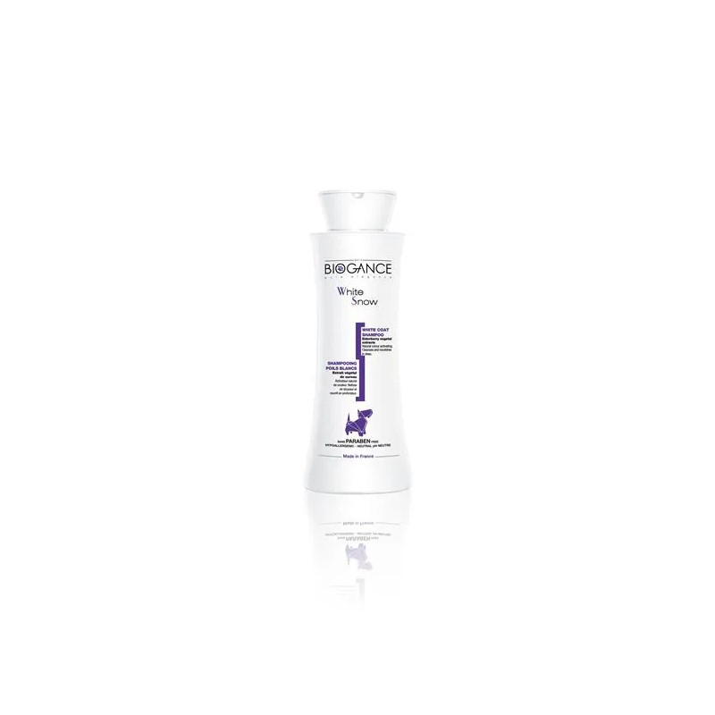 Šampon BIOGANCE White Snow 250 ml (na bílou a světlou srst)