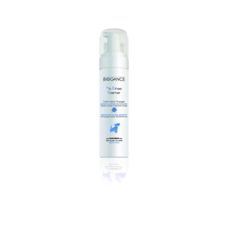 Šampon BIOGANCE bezoplachový No rinse foamer Dog (pěna) 200 ml