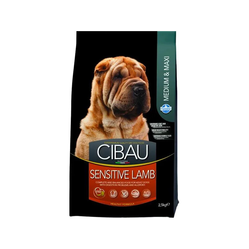 Farmina MO SP CIBAU pes dospělý střední & maxi, senzitivní jehněčí 2,5 kg