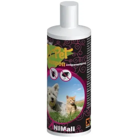 Dr.Pet antiparazitární šampon pro psy a kočky 200 ml (šampon odpuzující klíšťata a blechy pro psy a kočky)