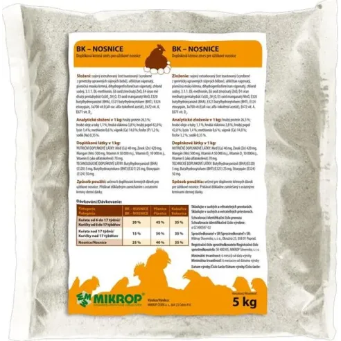 MIKROS Proteinový koncentrát Nosnice s grittem 5 kg