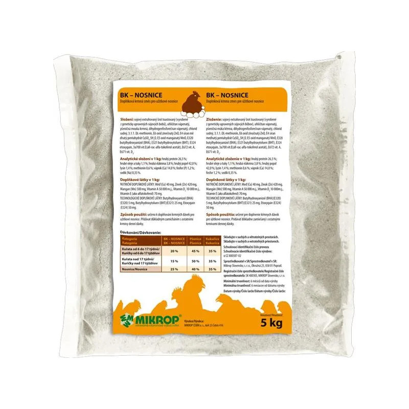 MIKROS Proteinový koncentrát Nosnice s grittem 5 kg