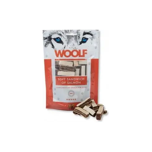 Pamlsek Woolf Dog Salmon Soft Sandwich 100 g