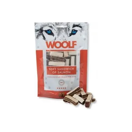 Pamlsek Woolf Dog Salmon Soft Sandwich 100 g