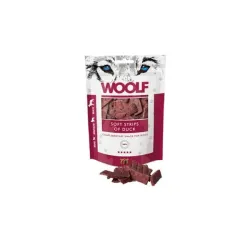 Pamlsok Woolf Dog Duck Soft Strips 100 g