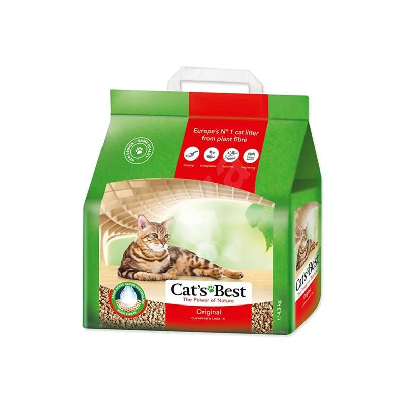 Podestýlka CATS BEST Öko plus 4,3 kg (10 L)