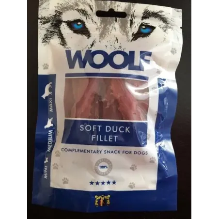 Pamlsek Woolf Dog Duck Jerky Soft Fillet 100 g