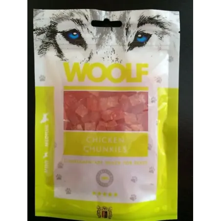 Pamlsek Woolf Dog Chicken Chunkies 100 g