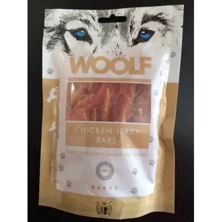 Pamlsek Woolf Dog Chicken Jerky Bars 100 g