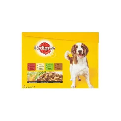 Mars PEDIGREE kapsička pes ADULT MP HD+kuře+zel.& HD+ zel.& krůta+mrkev 12x100 g