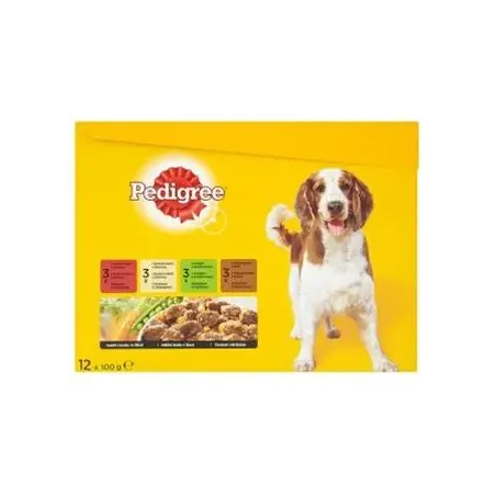 Mars PEDIGREE kapsička pes ADULT MP HD+kuře+zel.& HD+ zel.& krůta+mrkev 12x100 g