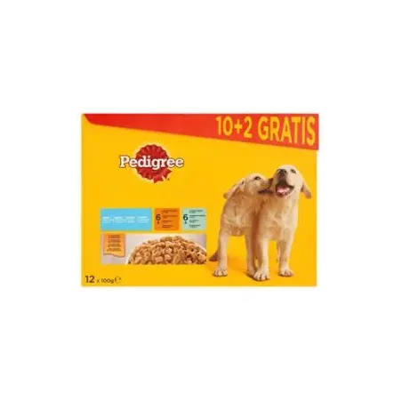 Mars PEDIGREE kapsička dog JUNIOR kuřecí & jehněčí & drůbeží & hovězí s rýží v želé 12 x 100 g