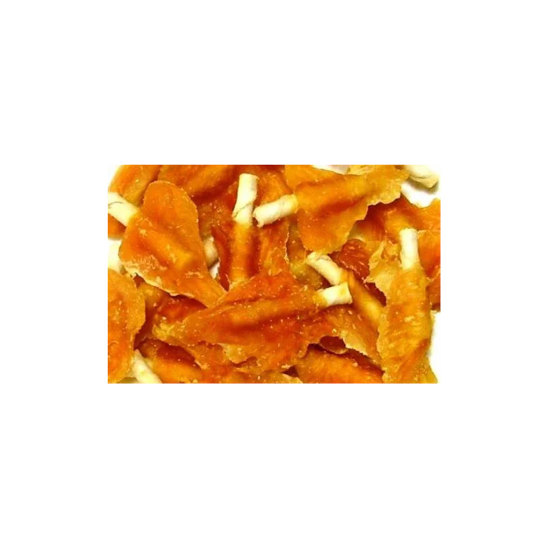 Pamlsek Salač Plátek kuřecí s kalciovou tyčinkou 6 cm 250 g