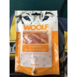 Pamlsok Woolf Dog/Cat Chicken and Seafood 100 g