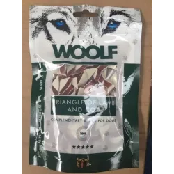 Pamlsok Woolf Dog Lamb and Cod Triangle 100 g