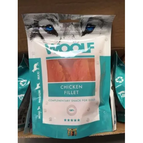 Pamlsek Woolf Dog Chicken Fillet 100 g