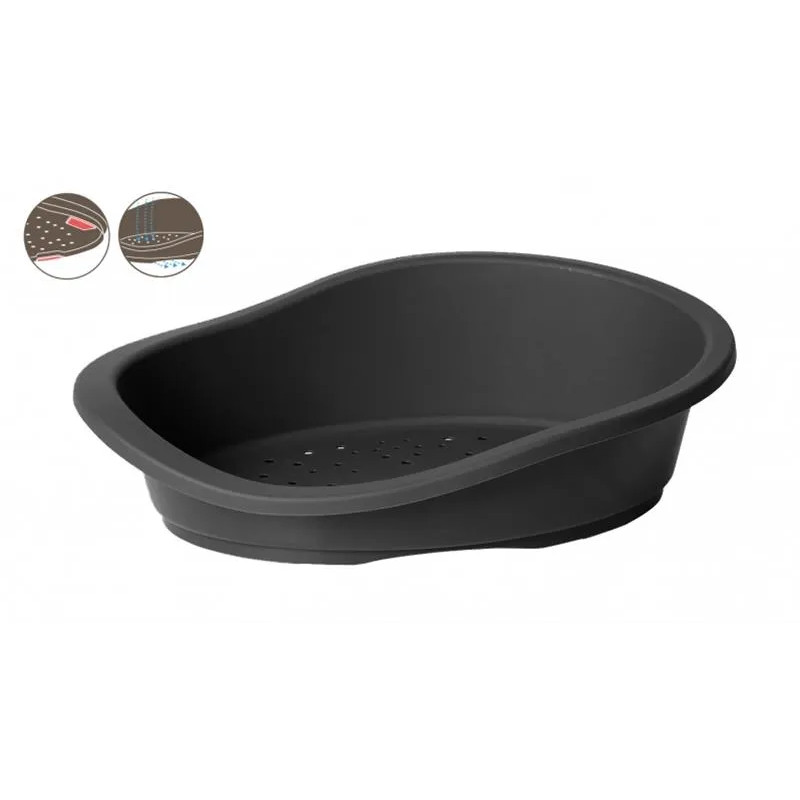Pelech DUVO+ Sonny Classic plastová vanička šedá 79 x 45 x 22 cm
