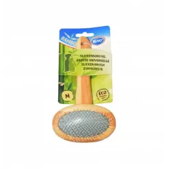 Hřeben DUVO+ uhlazovací kartáč bambus Medium 18 x 10 cm
