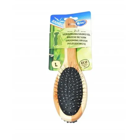 Hřeben DUVO+ kartáč masážní Combo bambus L 23 x 7 cm