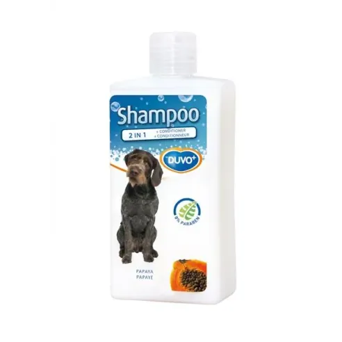 Šampon DUVO+ 2 v 1 pro psy s extraktem z papáji 250 ml