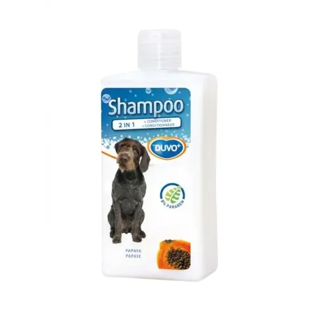 Šampon DUVO+ 2 v 1 pro psy s extraktem z papáji 250 ml