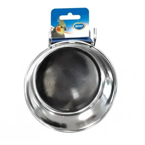 Miska DUVO+ závěsná do klece pro ptáky průměr 9 cm, objem 330 ml