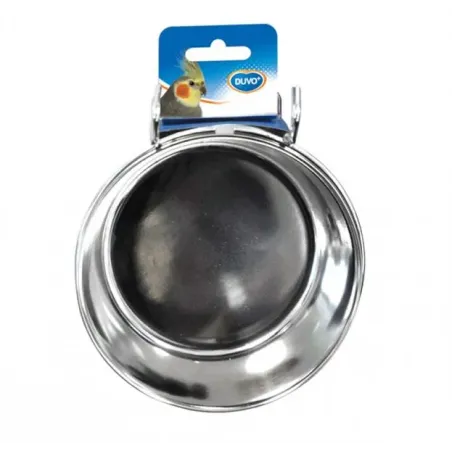 Miska DUVO+ závěsná do klece pro ptáky průměr 9 cm, objem 330 ml